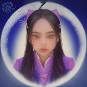 蟠桃玉露扁圆形外观俯视图，米白色果皮带粉晕，高端礼品级蟠桃品种造型独特
